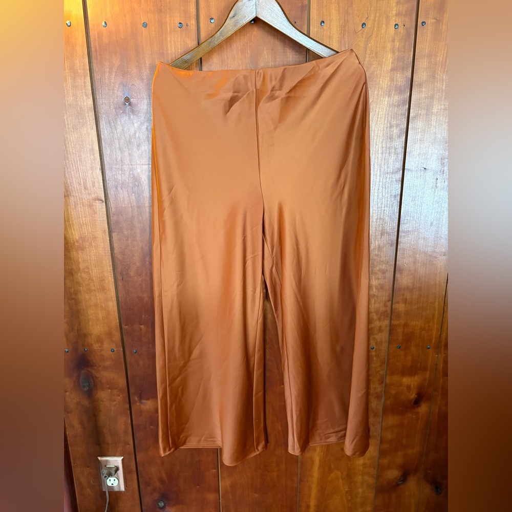 Joie Terracotta Wide-Leg Pants